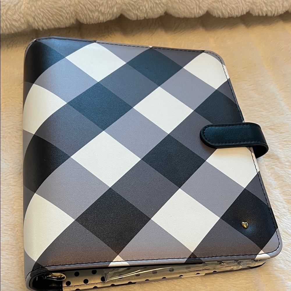 Franklin Covey CL Planner Love Gingham Farm SL Snap 1.25 Checkered Binder